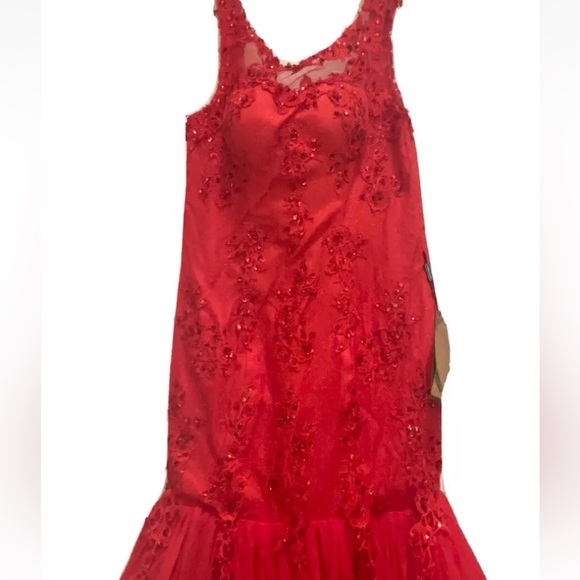 Light In The Box Size XL Wedding Dress Prom Dress Mermaid Trumpet NWT - Picture 6 of 11